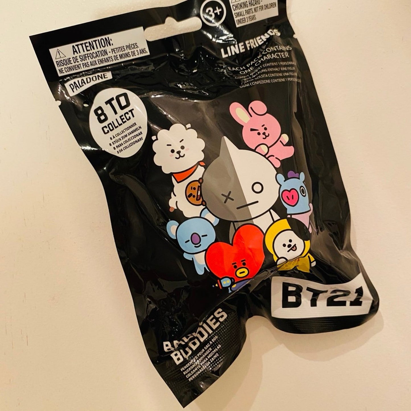 BT21 x Line Friends Rygsæk Buddies Taske Clip