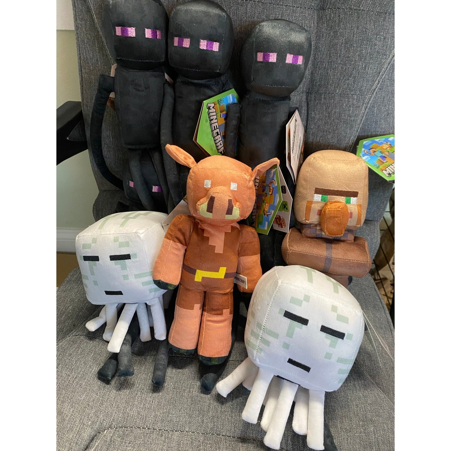 Minecraft Plushies 6-9"