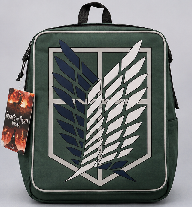 Attack on Titan Survey Corps Wings of Freedom Green Backpack – Great Eastern Entertainment
