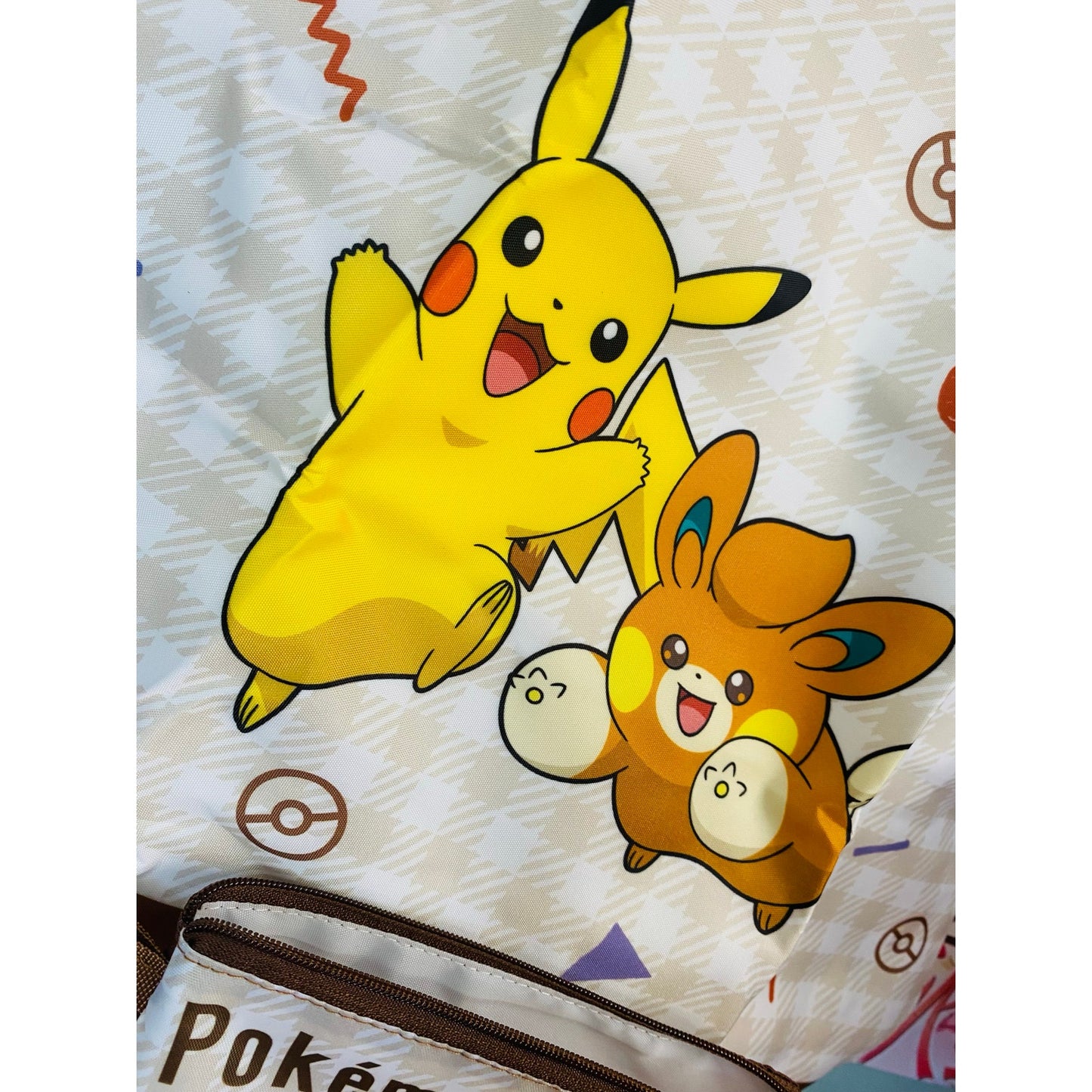 Pokemon Foldable Eco Bag w/ Bag Pouch Pikachu & Pawmi