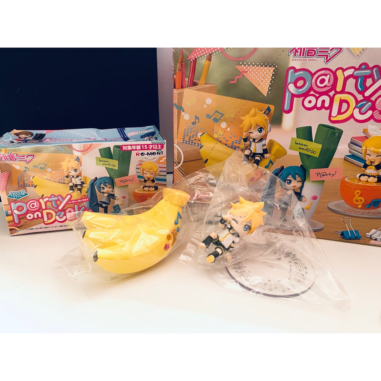 Re-ment Hatsune Miku Party On Desk Series Blind Box “Kagamine Len”