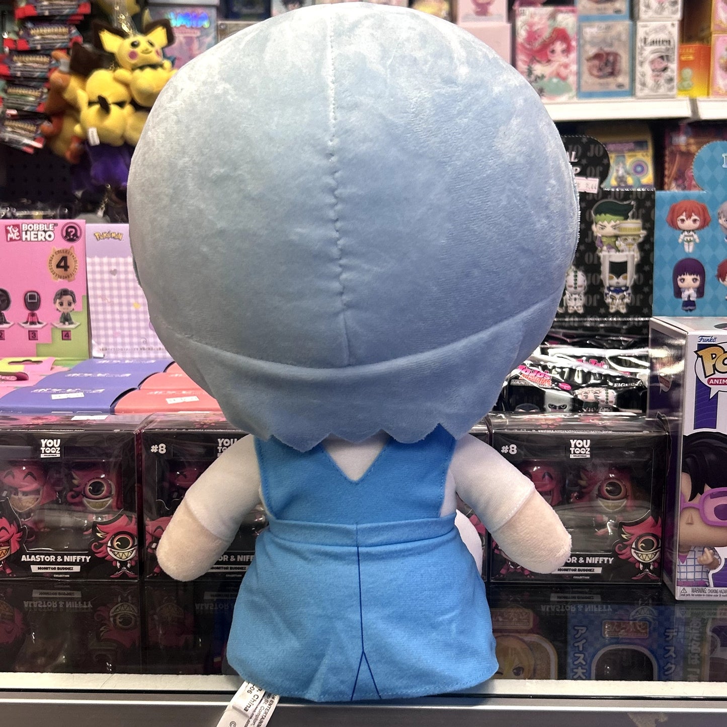 EVANGELION REI UNIFORM SITTING PLUSH 12"