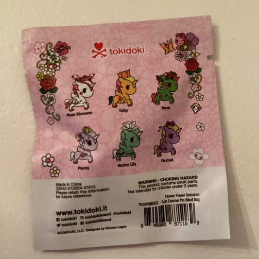 Tokidoki Flower Power Collectible Enamel Pin