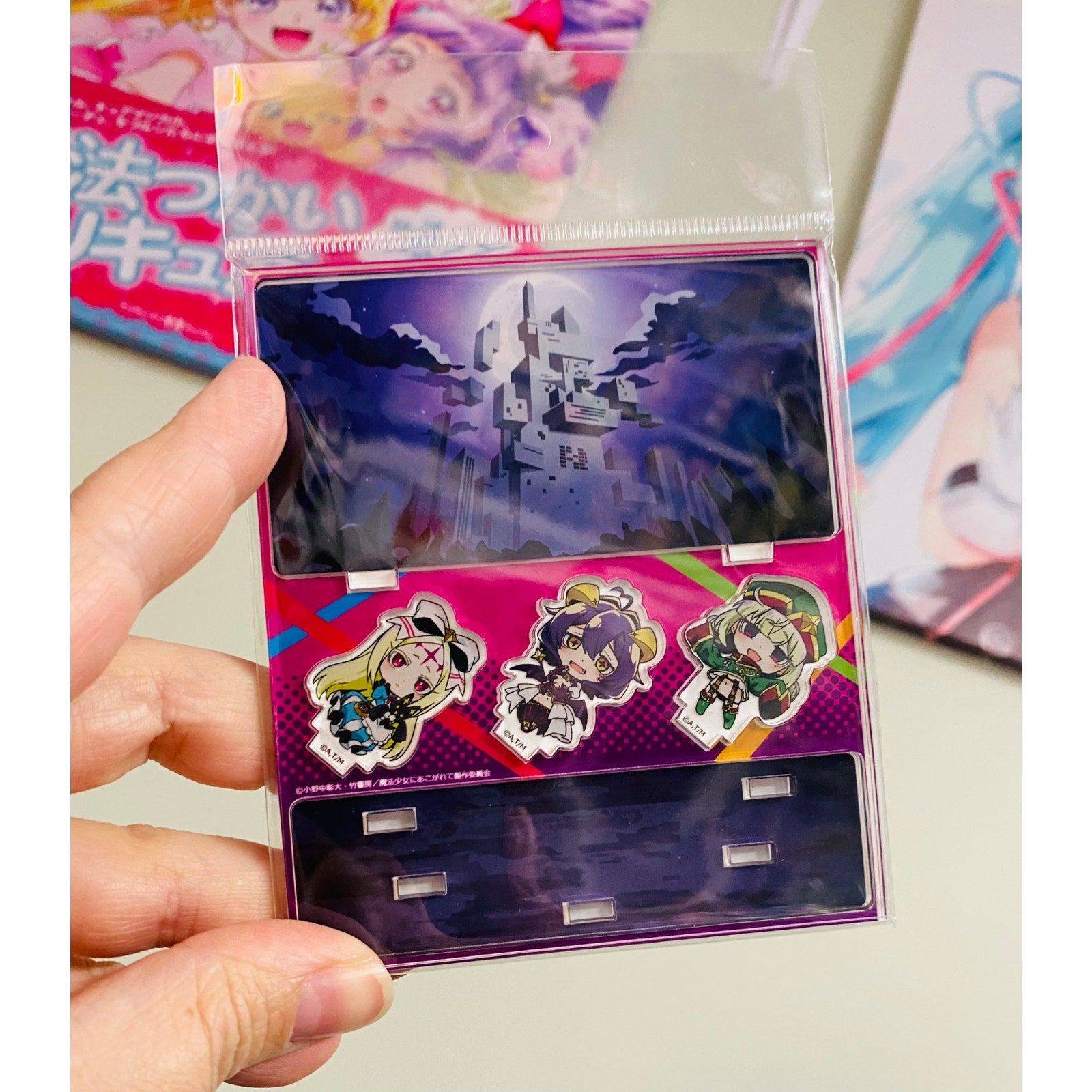 Gushing Over Magical Girls Magia Baiser & Leopard & Nero Alice Acrylic Diorama