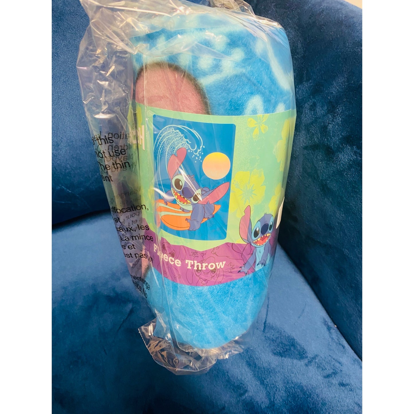 Stitch Fleece Throw Blanket 45x60"