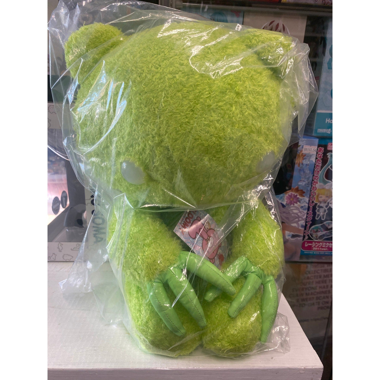 Jumbo Gloomy Bear Neon Green Bear Plush