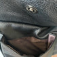 Faux Leather Biker Skull Studded Bag