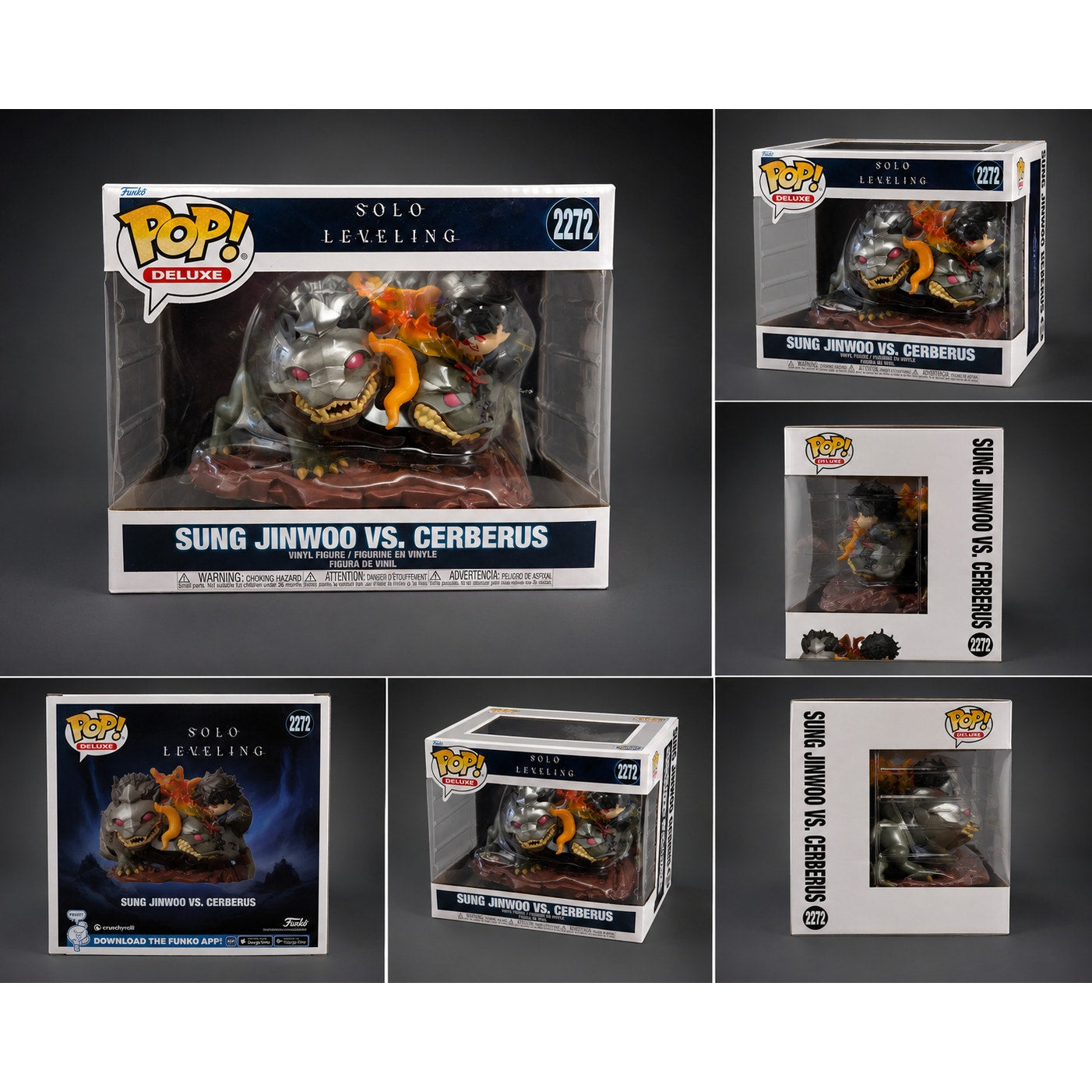 Funko Pop! Deluxe – Sung Jinwoo vs. Cerberus (Solo Leveling #2272)