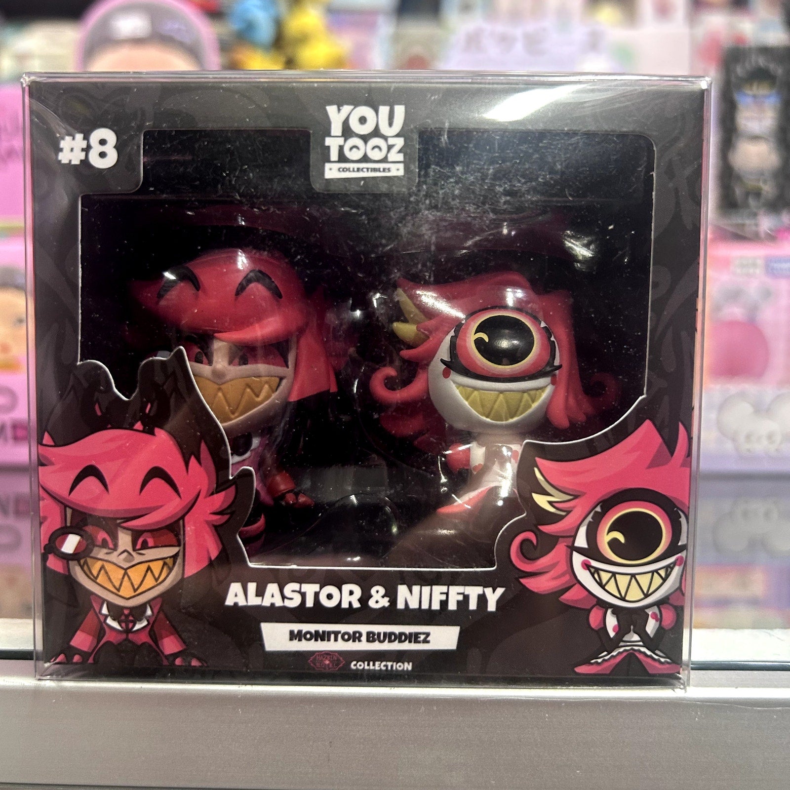 Youtooz Hazbin Hotel Alastor & Niffty Monitor Buddiez