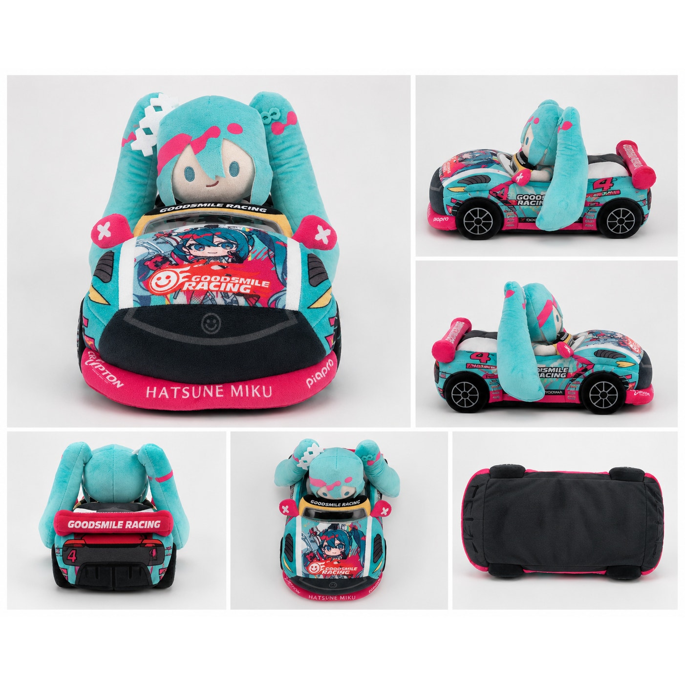 Hatsune Miku GT Project Hatsune Miku: Racing Ver. 2025 Plushie Set