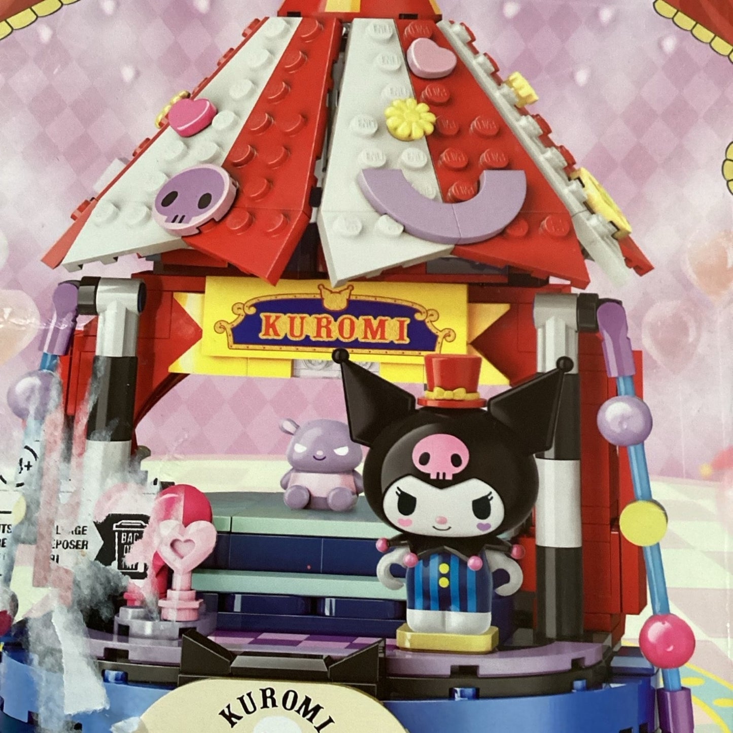 2023 Sanrio Kuromi Circus Building Blocks Set