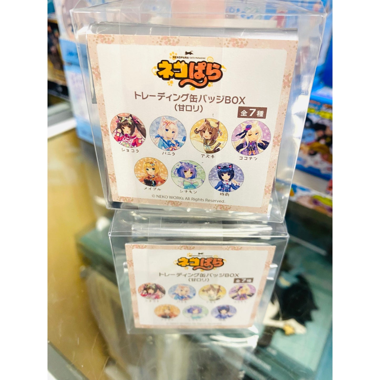 Nekopara Trading Tin Badge Sweet Loli Ver