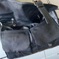 Faux Leather Biker Skull Studded Bag