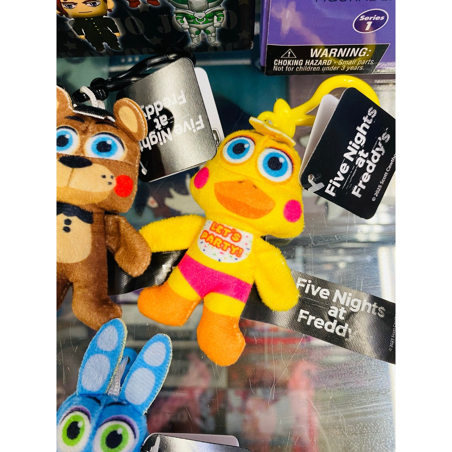 FNAF Five Nights At Freddys Micro Teenies Plush Bag Clips