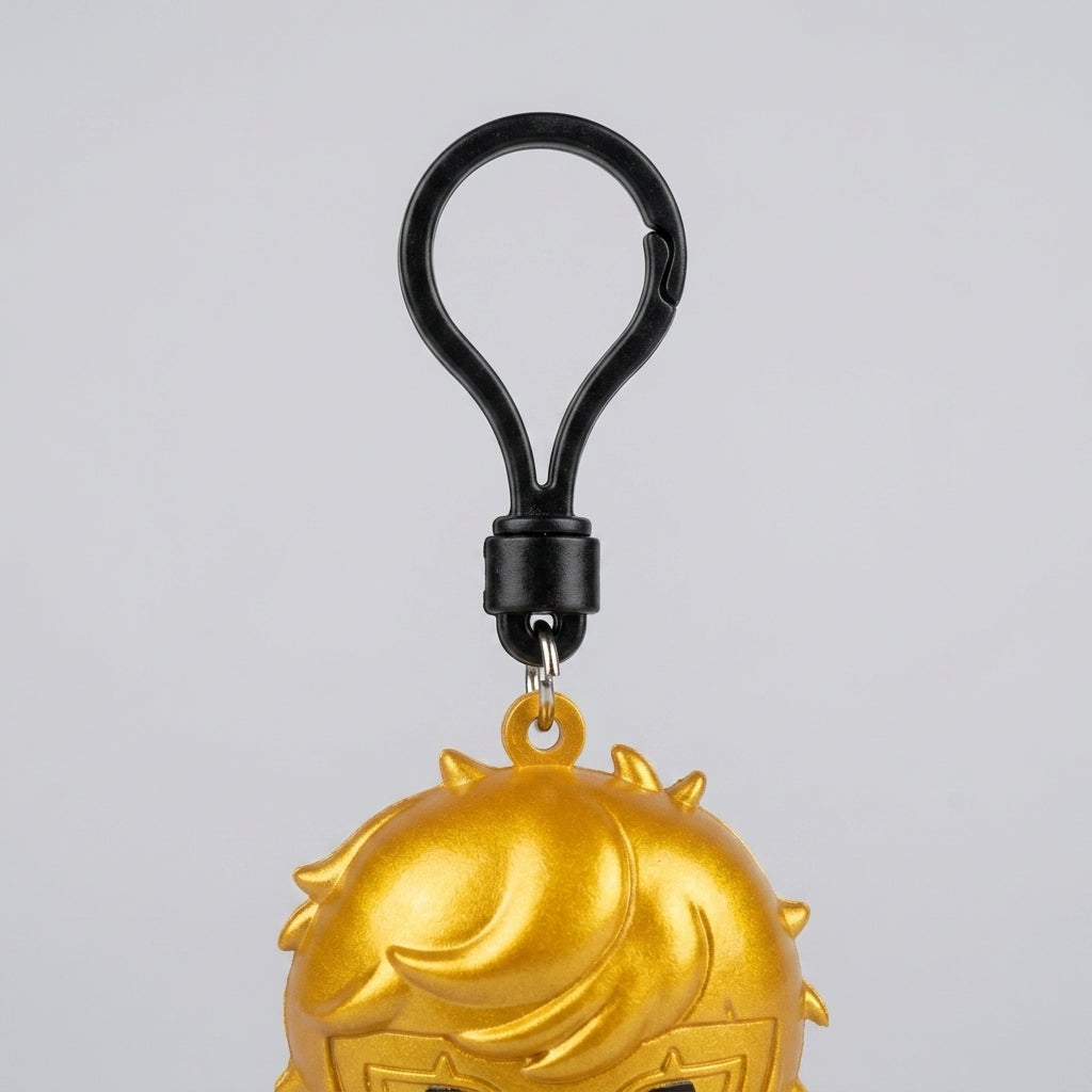 Product details highlighting the flexible black plastic connector loop of the clip