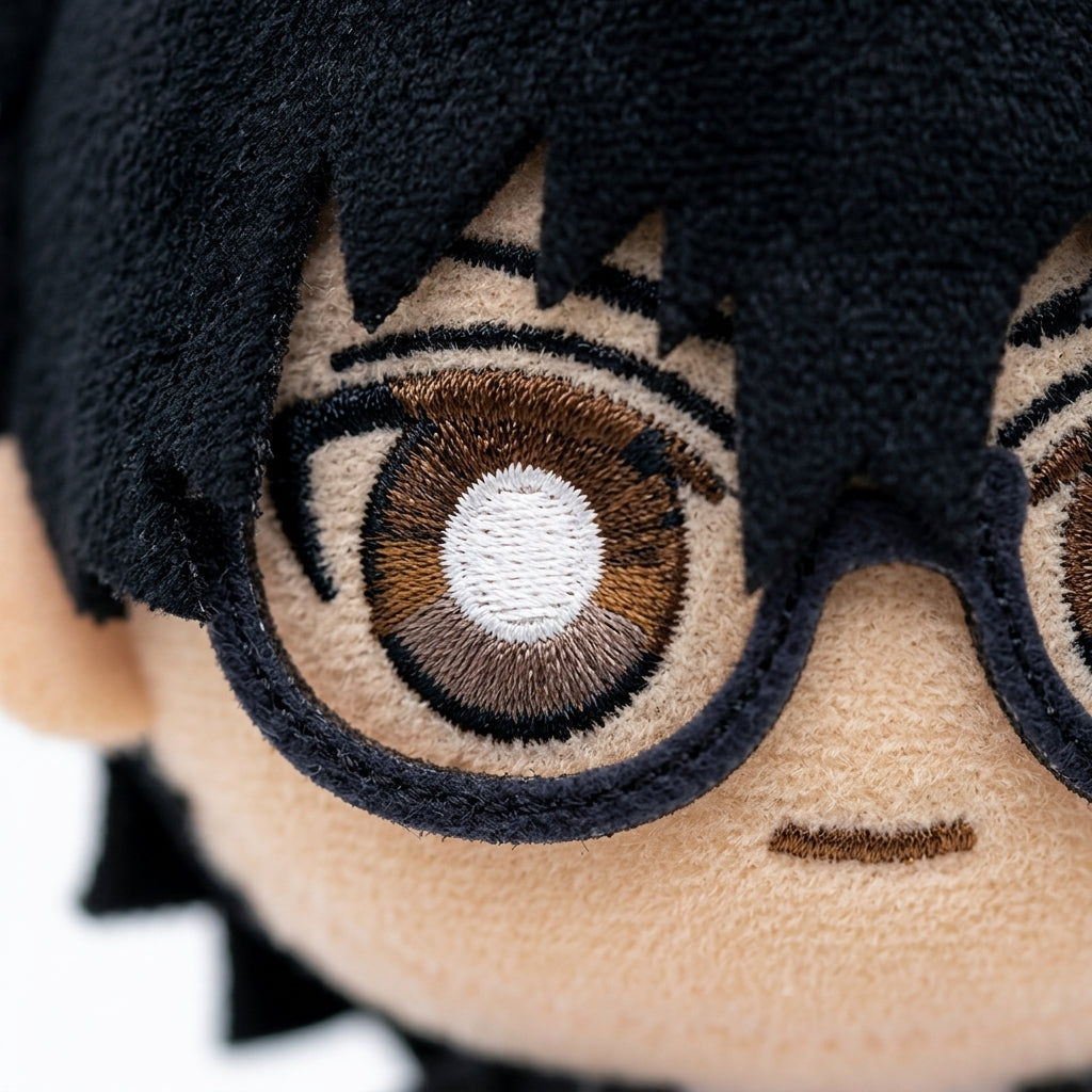 Persona 5 Royal Joker Plush Keychain - Close-up embroidery details