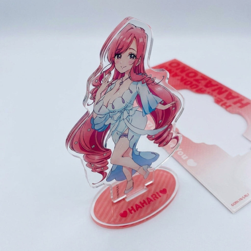 Hahari Hanazono Anime Acrylic Stand close-up details