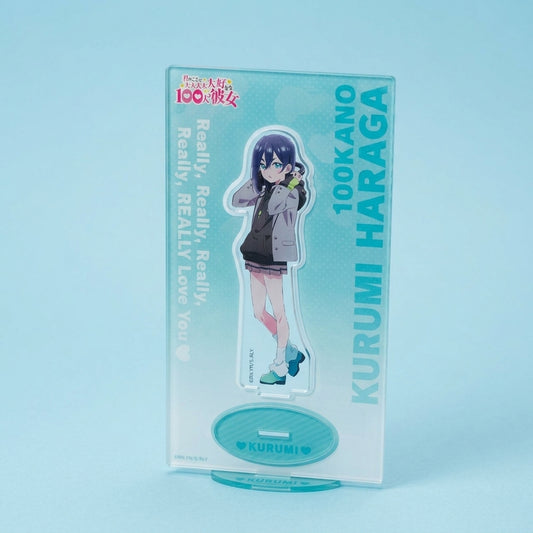 Kurumi Haraga Acrylic Standee close-up detail showcasing high-gloss anime print quality
